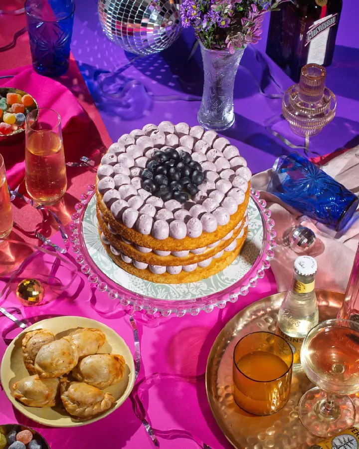 Torta Blueberry Lemon Curd de The Gay Baker