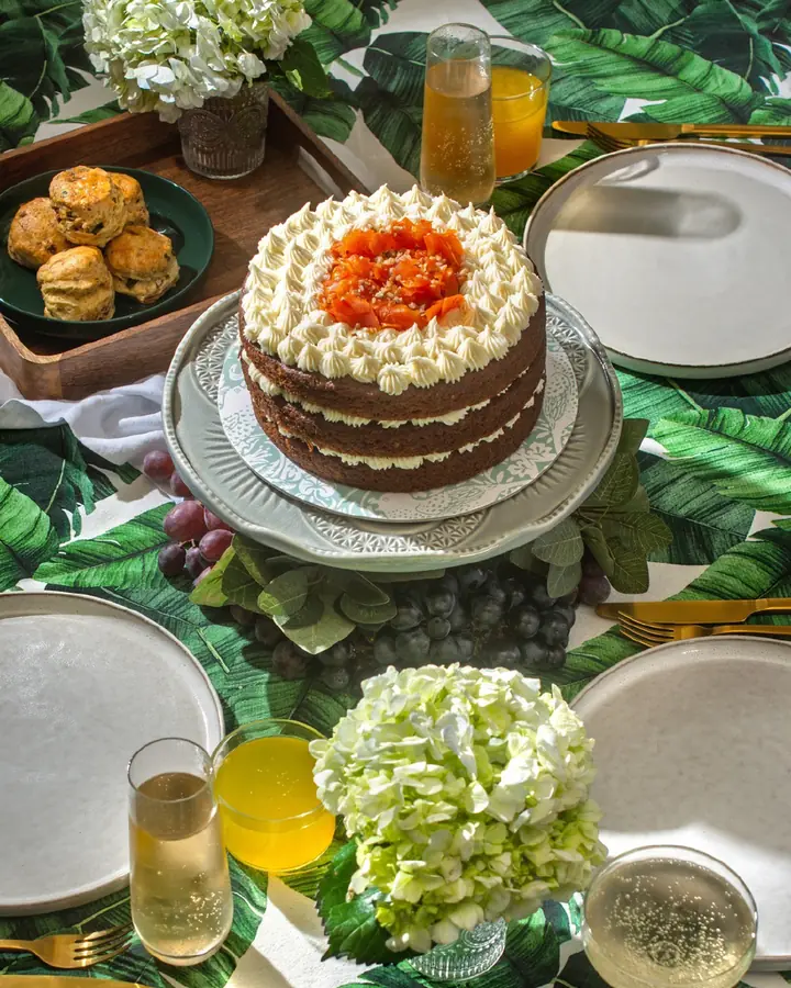 Carrot Cake con frosting de queso crema de The Gay Baker