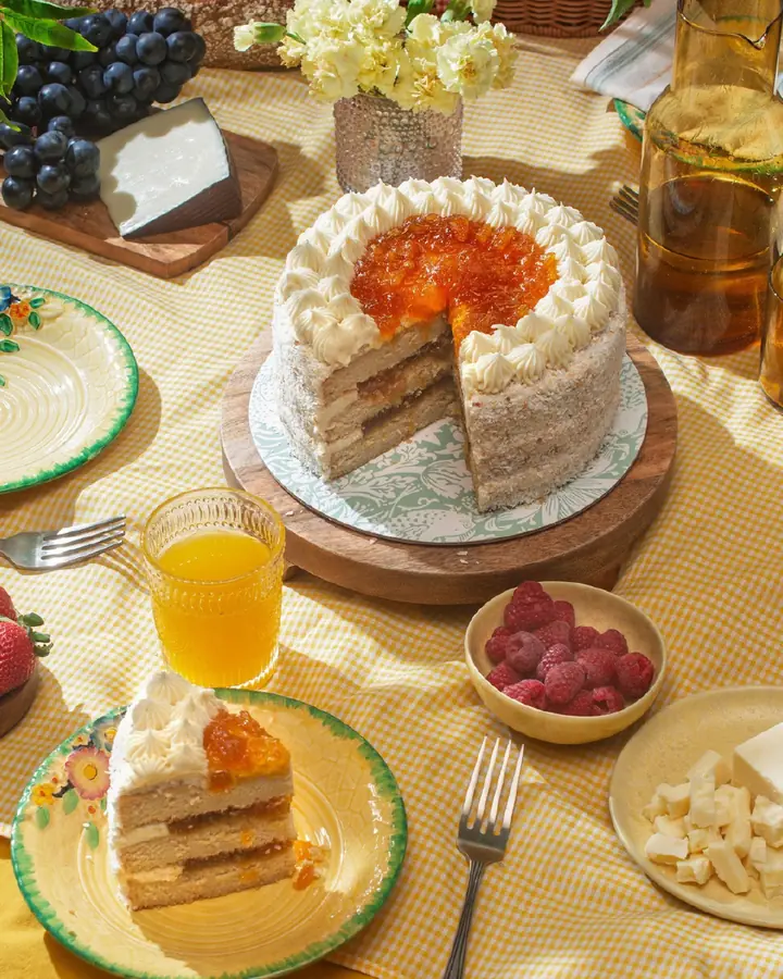 Torta Piña Colada de coco y piña de The Gay Baker
