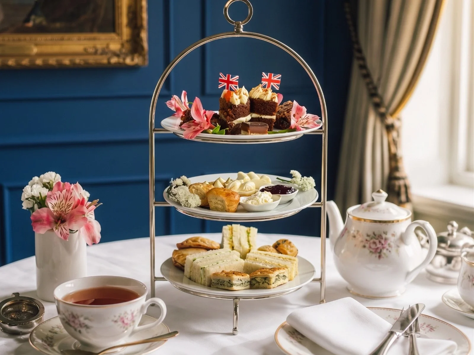 Detalle del Afternoon Tea de The Gay Baker en Lima