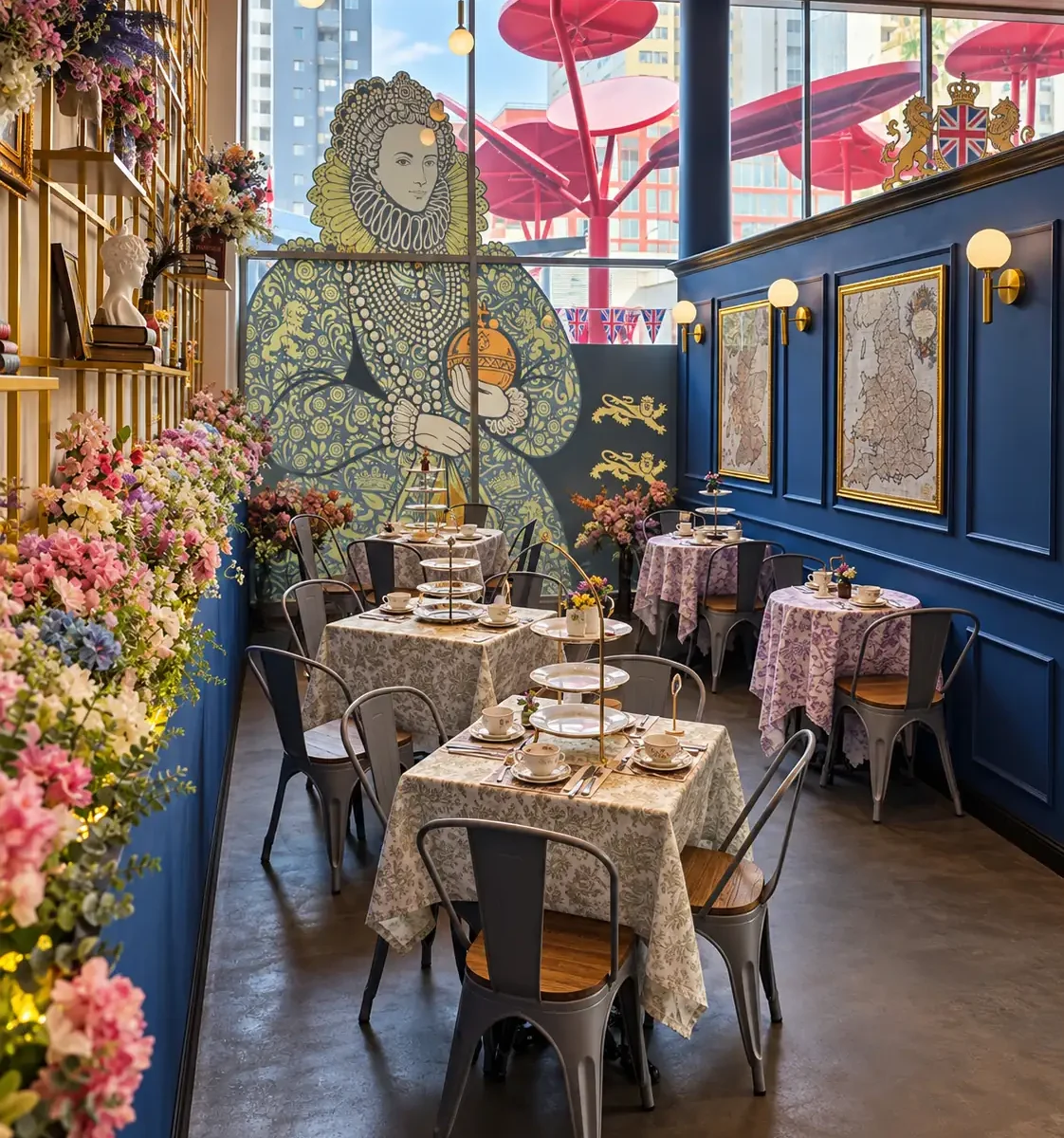 Salón privado de The Gay Baker The Tea Room en Miraflores