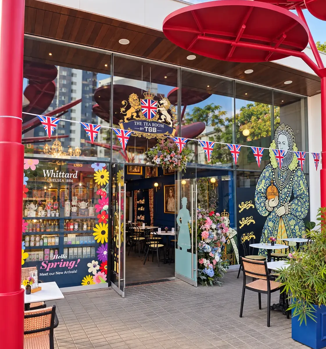 Terraza de The Gay Baker The Tea Room en Miraflores